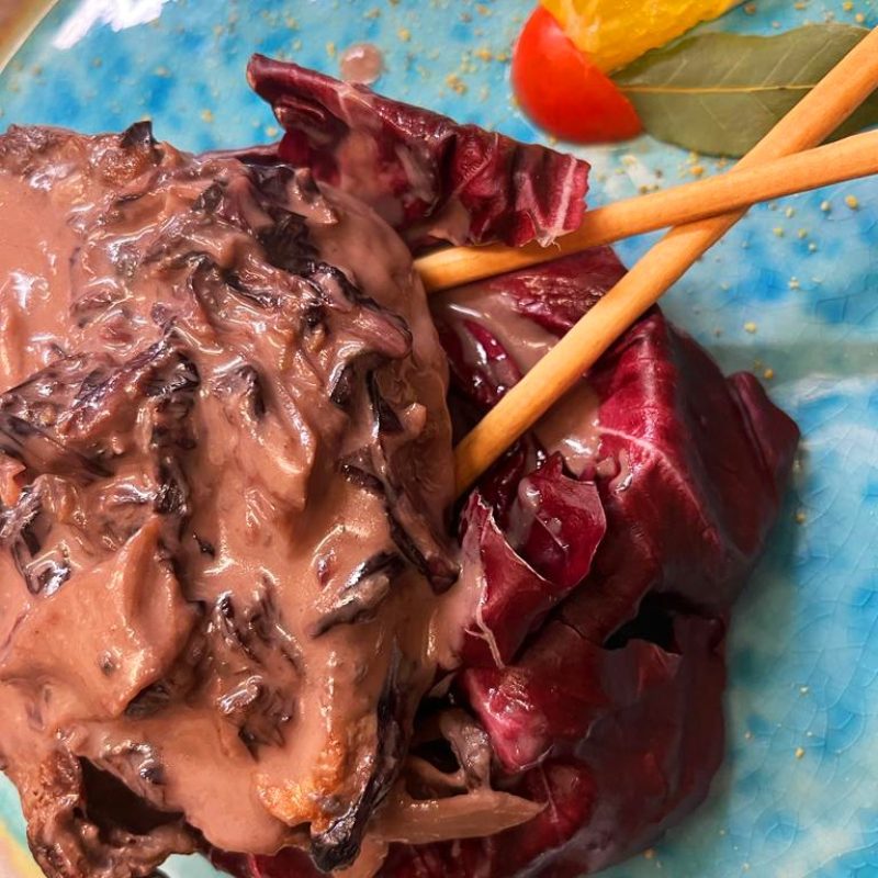 Filetto al gorgonzola e radicchio - San Cristobal Enna