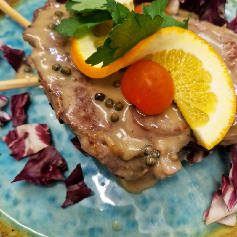Filetto al pepe verde-San Cristobal Enna