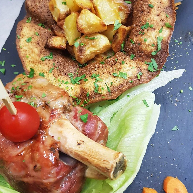 Stinco con patate al forno-San Cristobal Enna